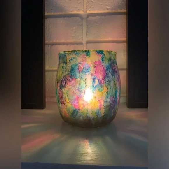 Hand Painted Multi-Use Jar/Vase - Picture 7 of 9